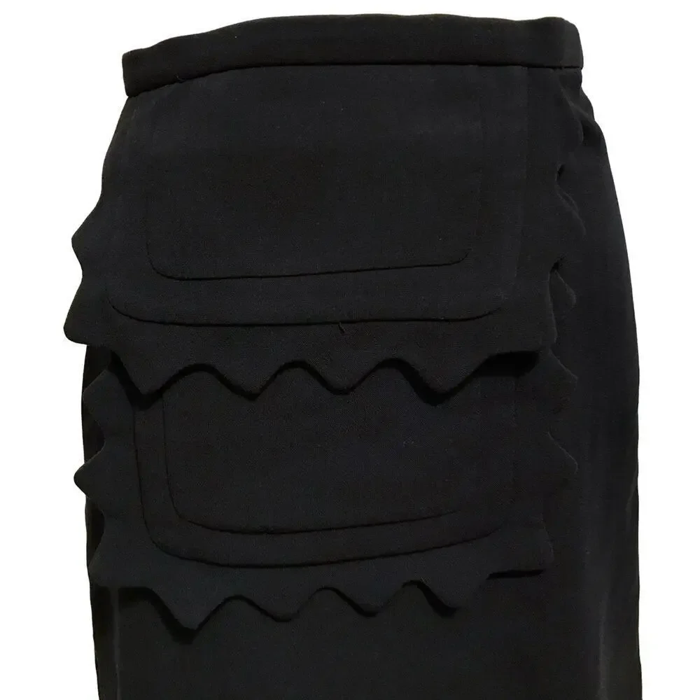 Victoria Beckham for Target NWOT Black Mini Skirt Women L
